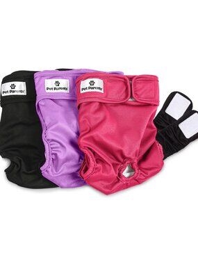 Pet Parents® Washable Dog Diapers (3pack) + Extendrs® XS